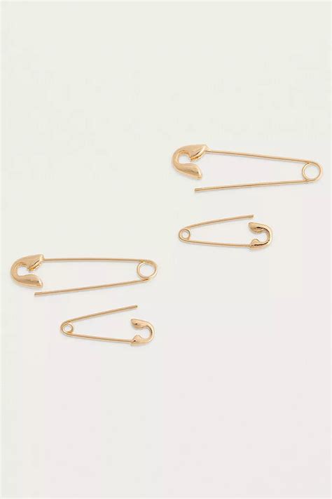 safety pin earrings gucci|safety pin earrings cheap monday.